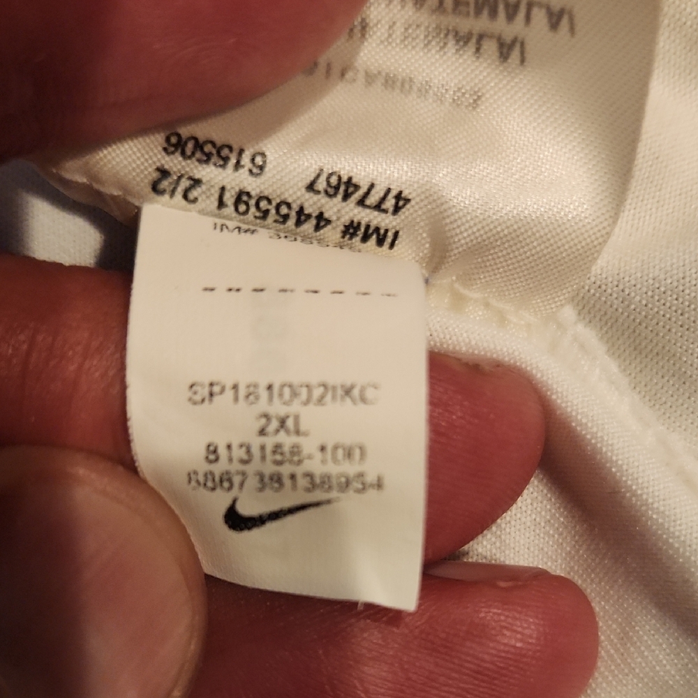 Nike University Of Arizona White Long Sleeve 'Bear Down' Dri-fit Shirt Size: XXL - Picture 5 of 5